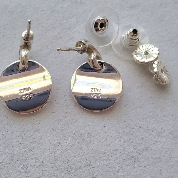 ZINA Sterling Charm Dangle Earrings - Picture 12 of 14